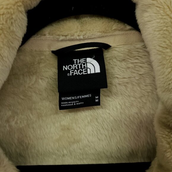 The North Face Osito Lux Jacket Women's Medium Beige Long Sleeve Full Zip - Picture 8 of 16